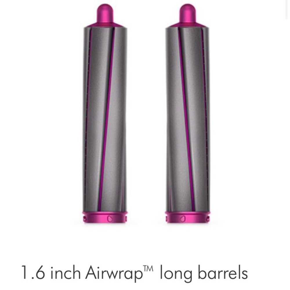 Dyson Airwrap 1.6 inch 40 mm Airwrap™ Long Barrels Fuchsia Nickel New In Box